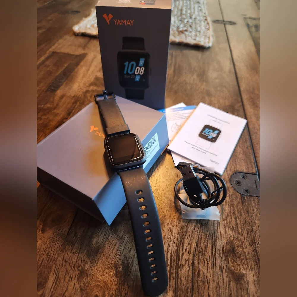 Fitness Tracker Black Watch